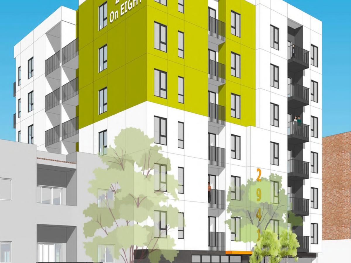 55 apartments pitched for 2941 W. 8th Street in Koreatown